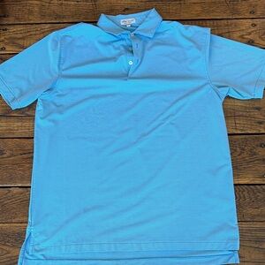 Peter Millar Light Blue Performance Polo